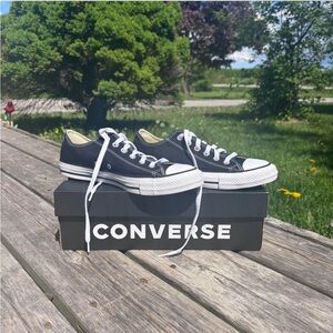 Converse Black and White All Star Ox Sneakers